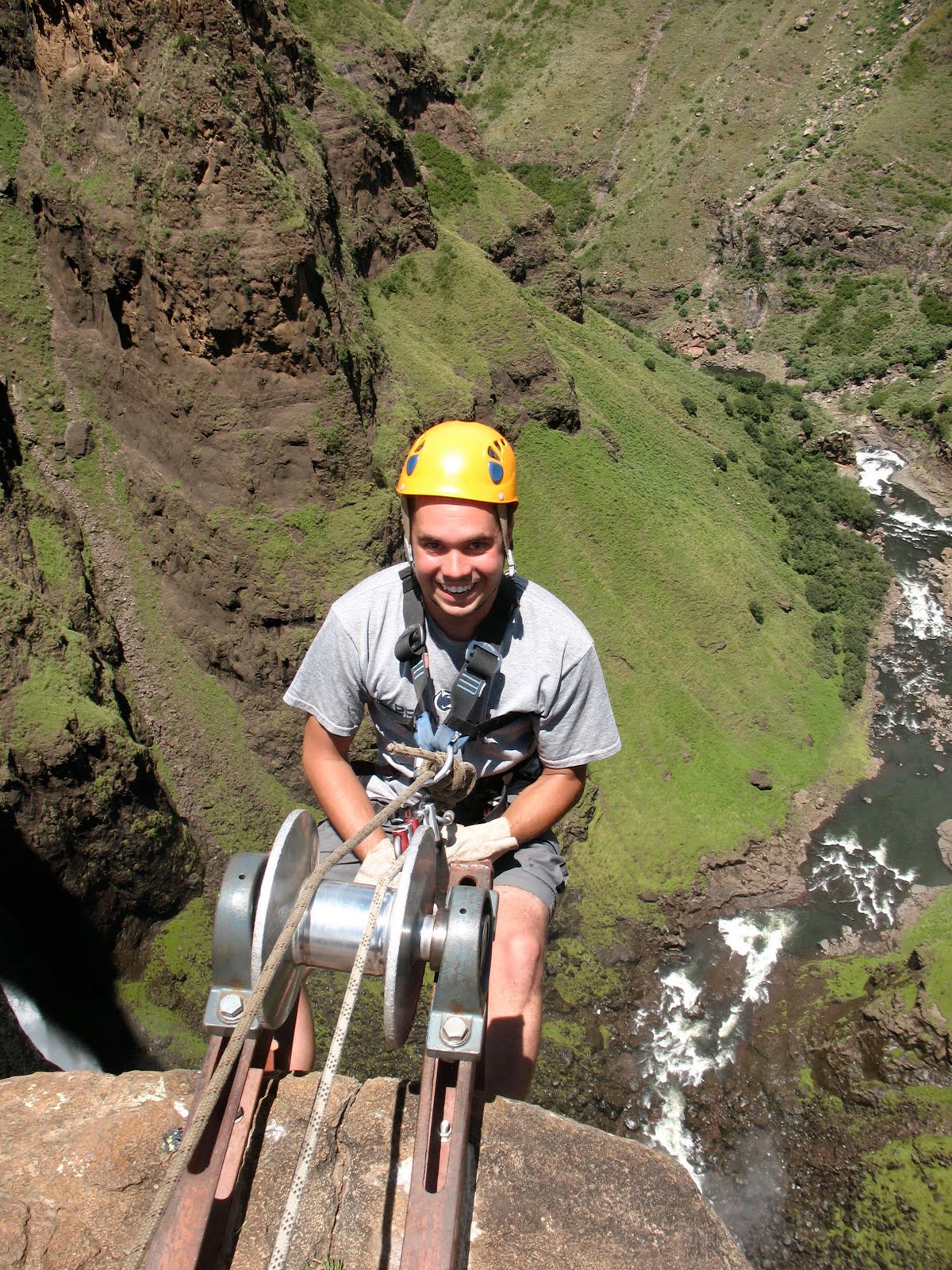 Maletsunyane Falls abseil