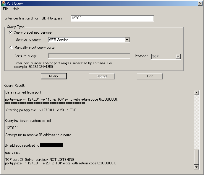 SQL Server DBA Portqry Monitor de estados de puertos TCP/IP