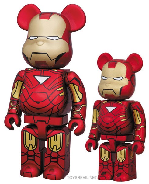 Toy-Teaser: 400% Iron Man Mark VI BE@RBRICK by Medicom Toy