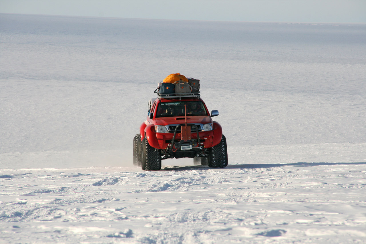 Toyota takes Hilux across Antarctica!