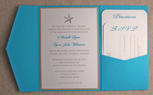 I recently complete a beachtheme wedding invitation project for a couple
