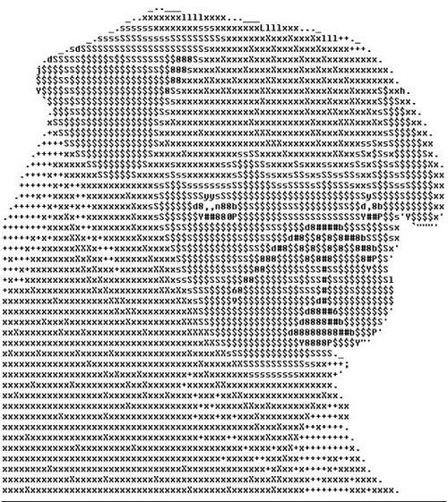 27 Unbelievable typewriter ascii art Curious, Funny Photos / Pictures