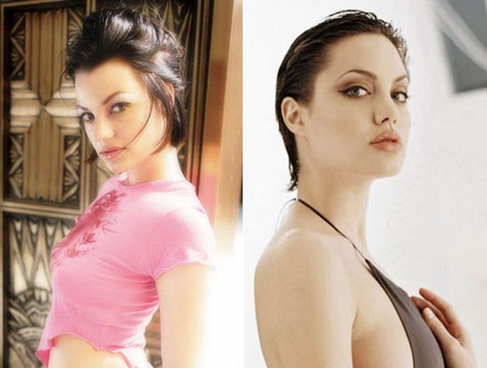 Porn stars who look like Celebrities SFW