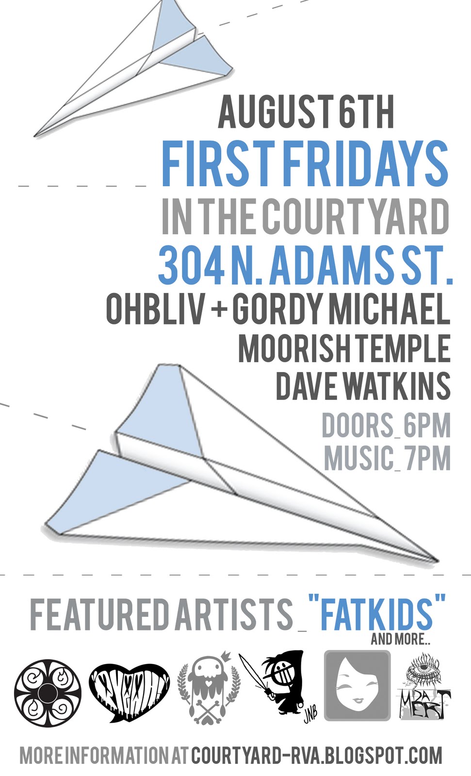 in the courtyard august 6th..