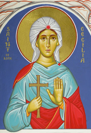 ORTHODOX CHRISTIANITY THEN AND NOW: Holy Virgin Martyr Cecilia of Rome