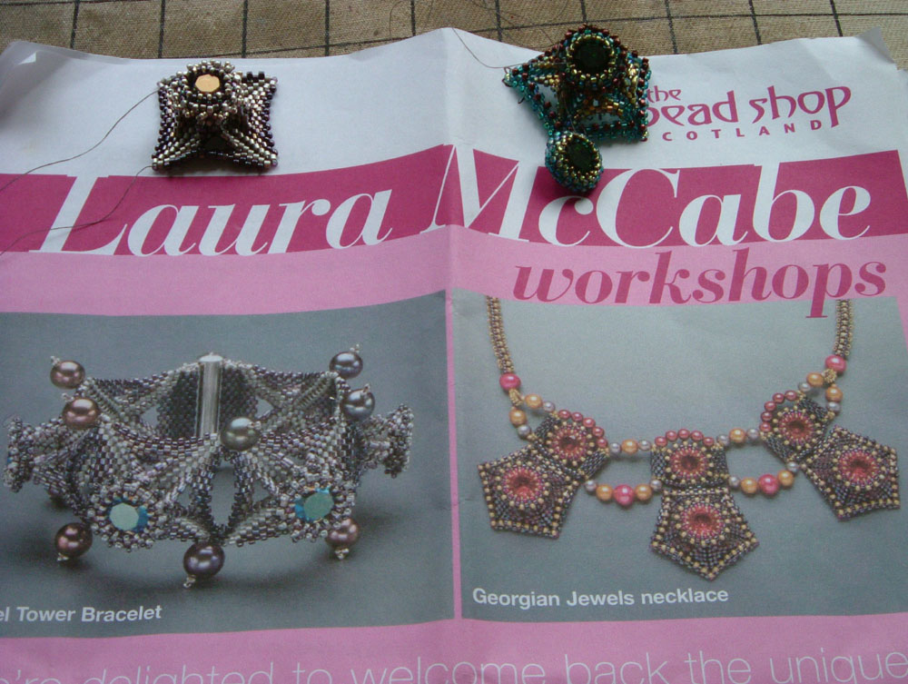 Frieda Oxenham Beading class and Exhibition