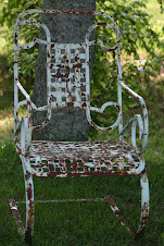 antique lawn chair