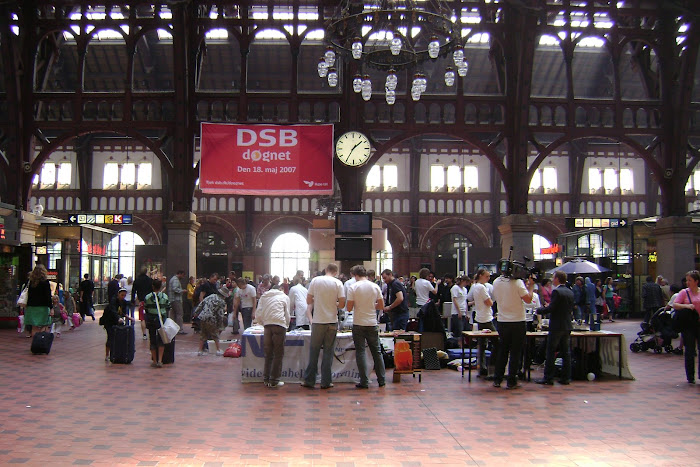 Railway Station Copenhagen Denmark