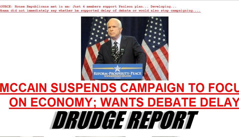 [DrudgeHeadlineJohnMcCainSuspendsCampaign.JPG]