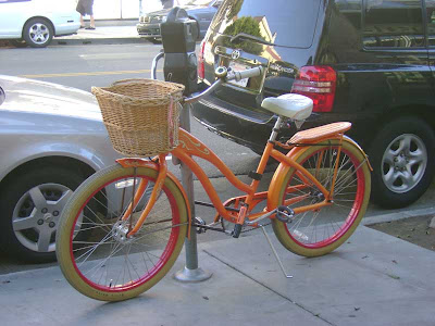 Orange Bike on Second