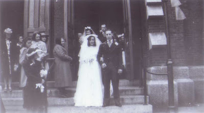 Yvonne Parenteau Marries Joe Bissanti - May 1942