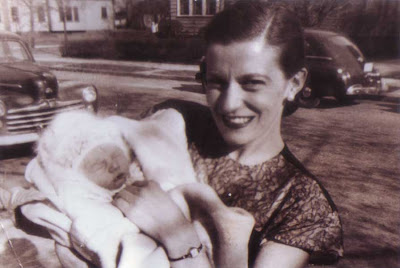 Doralice and Baby - circa April 1948