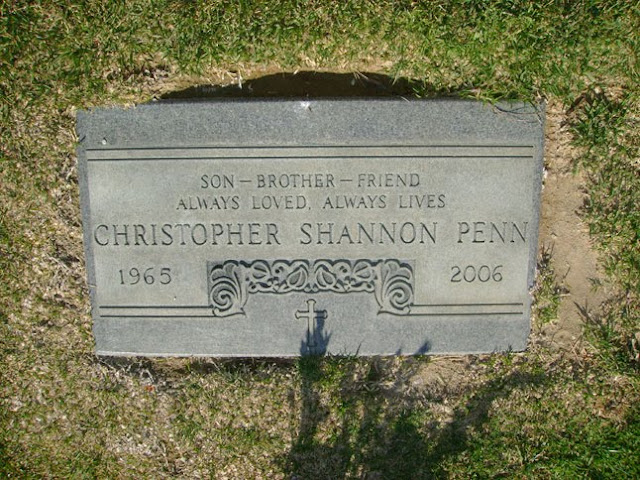Chris Penn's Grave at Holy Cross