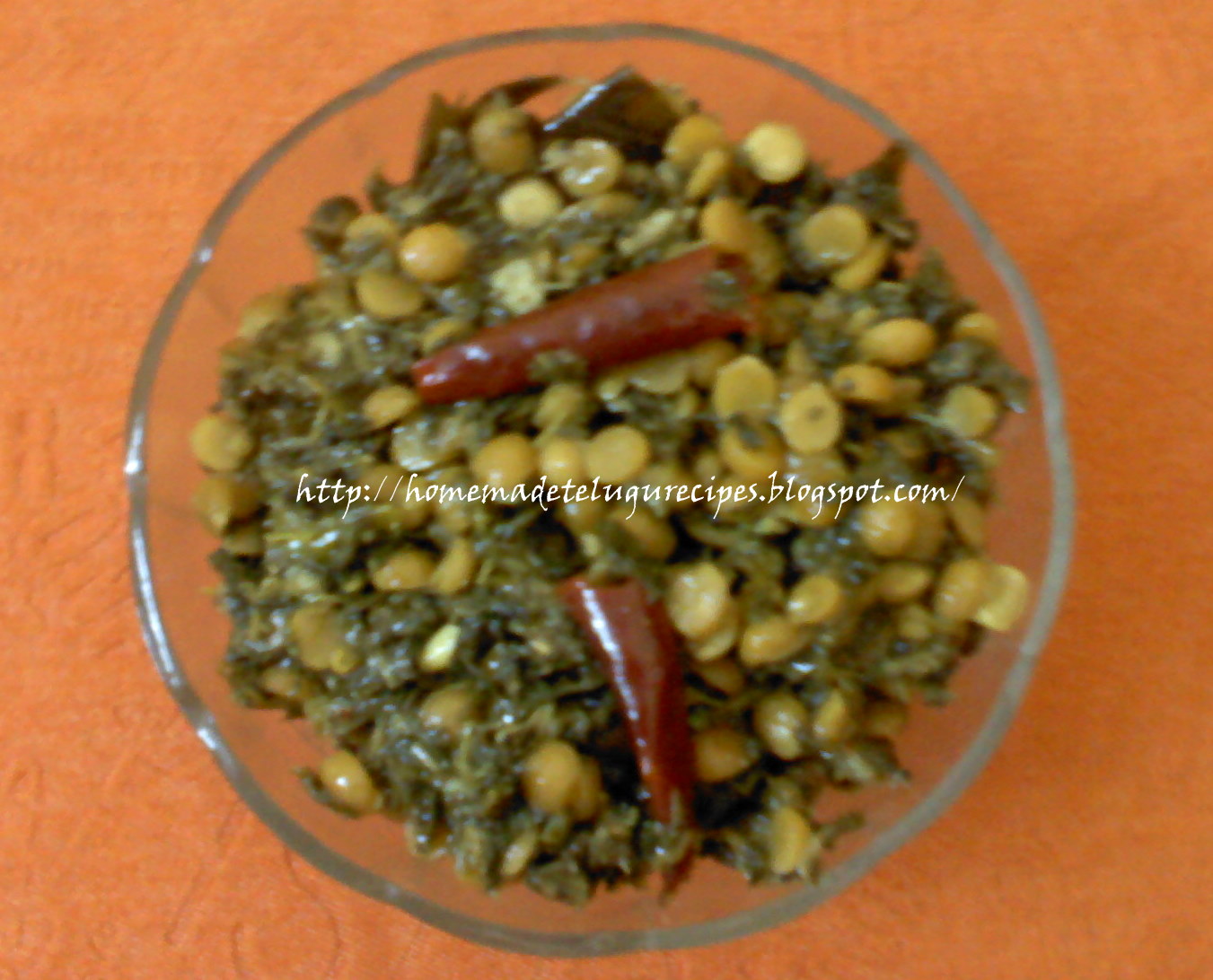 Thotakura Senaga Pappu Homemade Telugu Recipes