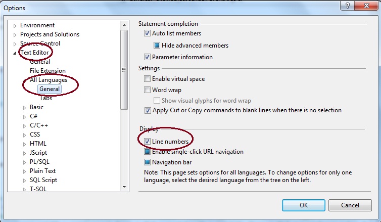 How to show line numbers in visual studio expert answers to all your 