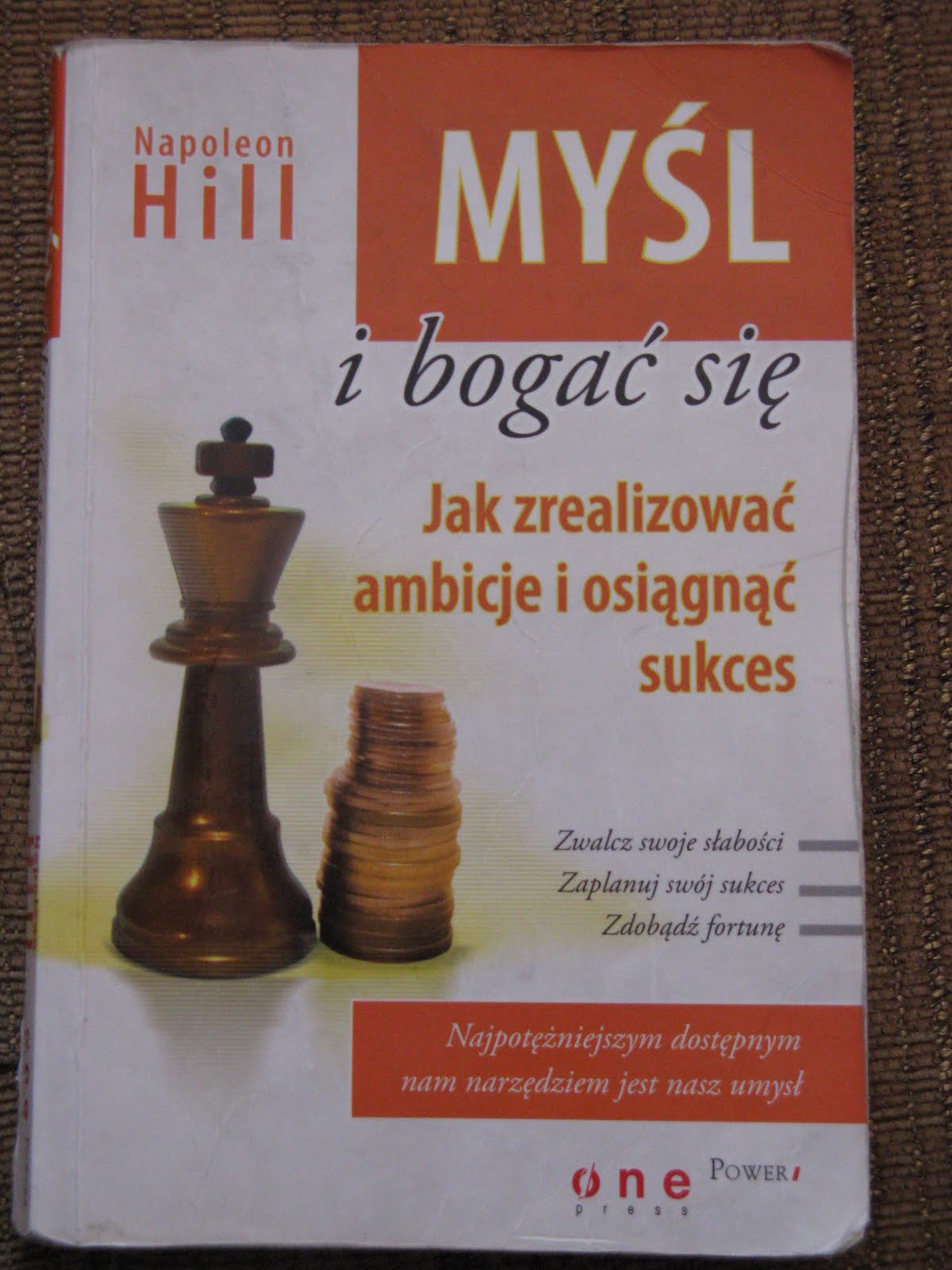 Książki moja miłość - moja pasja czytelnicza: Myśl i bogać się Napoleon