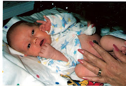 My first grandchild...Newborn Steven Alan Brown