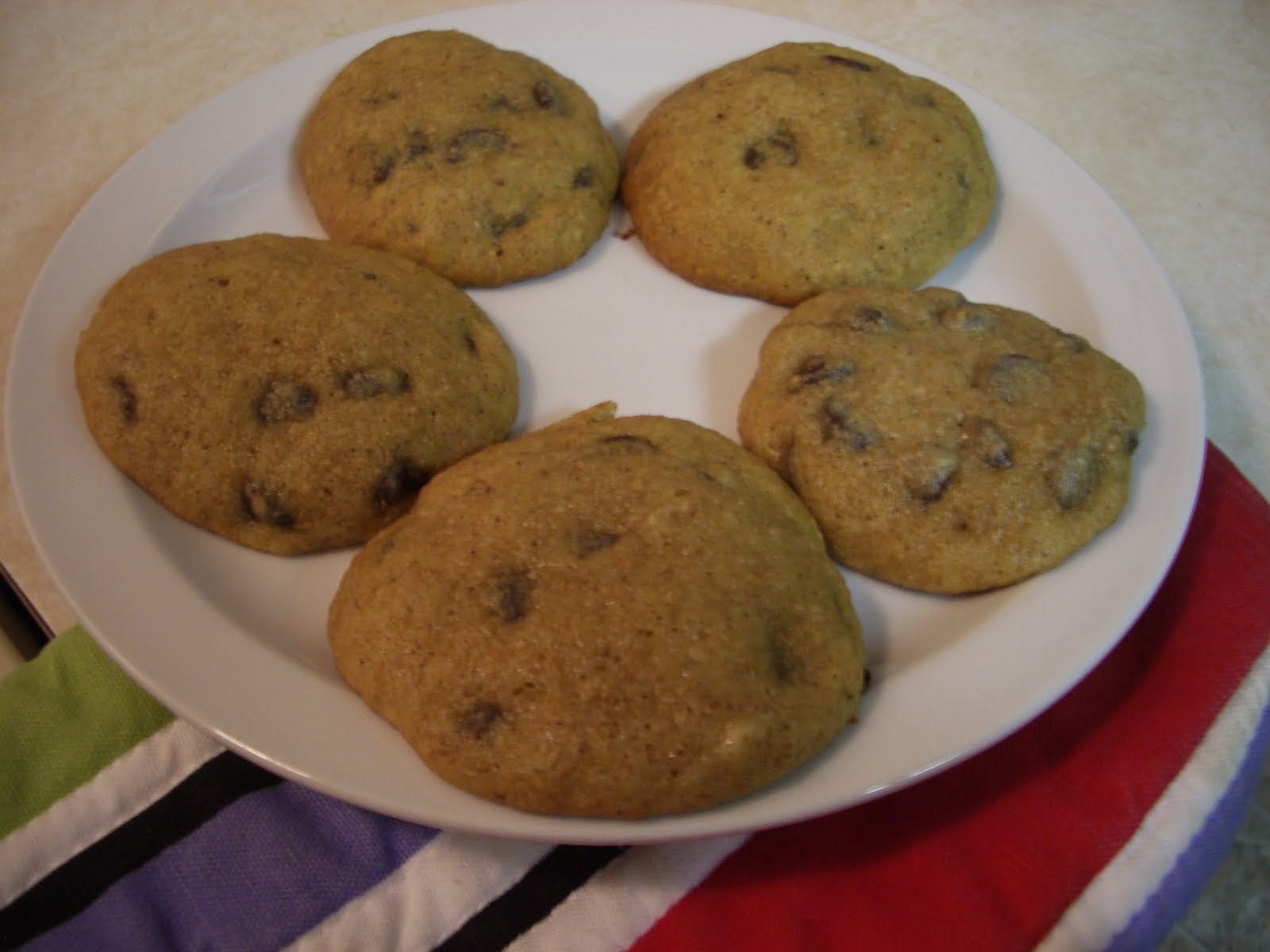 Chocolate Chips by the Handful Chocolate Chip Applesauce Cookies