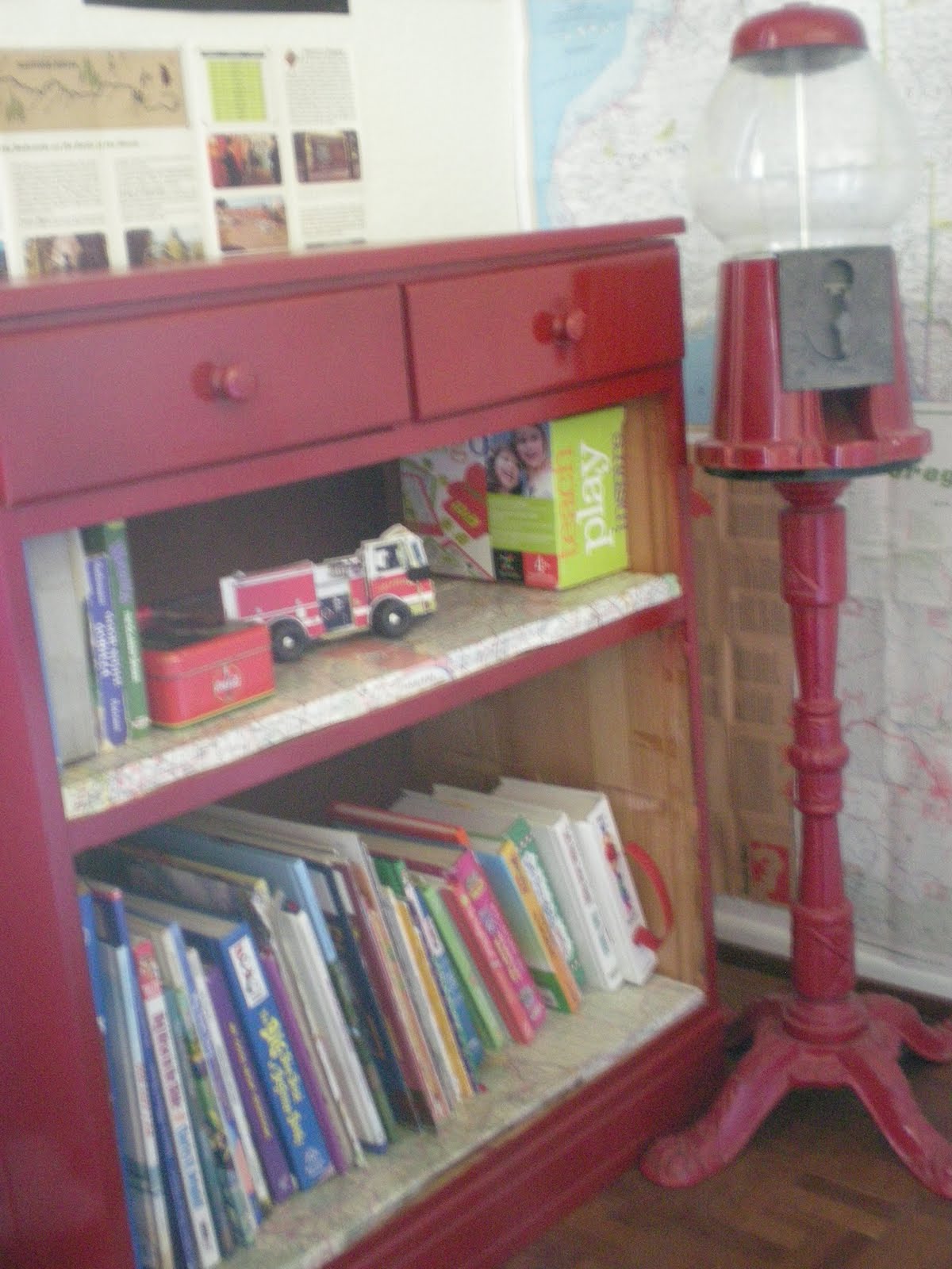 Turn Old Dresser Into Bookcase