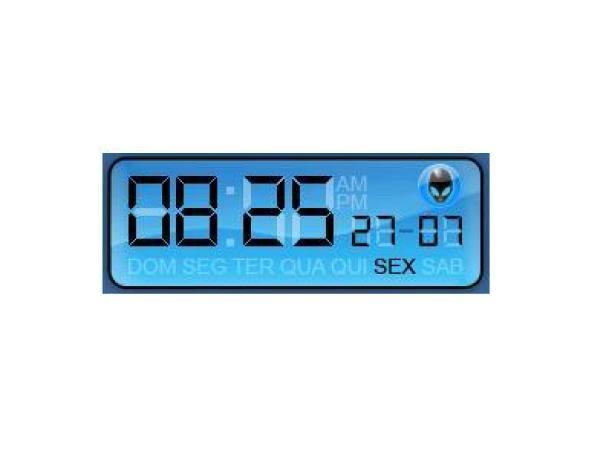 digital clock widget