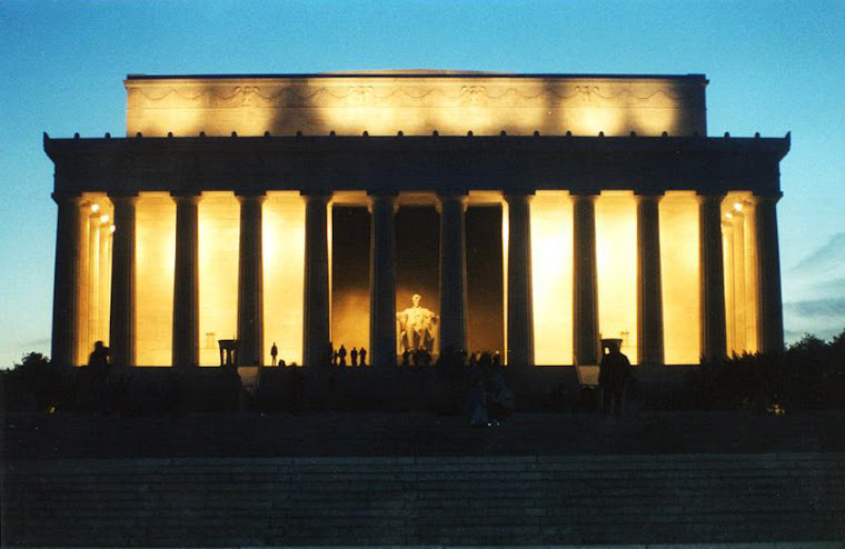 Memorial de Lincoln à noite