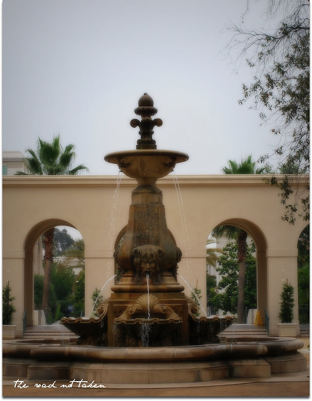 The Road Not Taken Courtyard Fountain at Pasadena City HallMy World