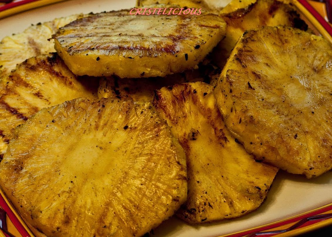 A Cristelicious World: Guiso de soja y Piña horneada