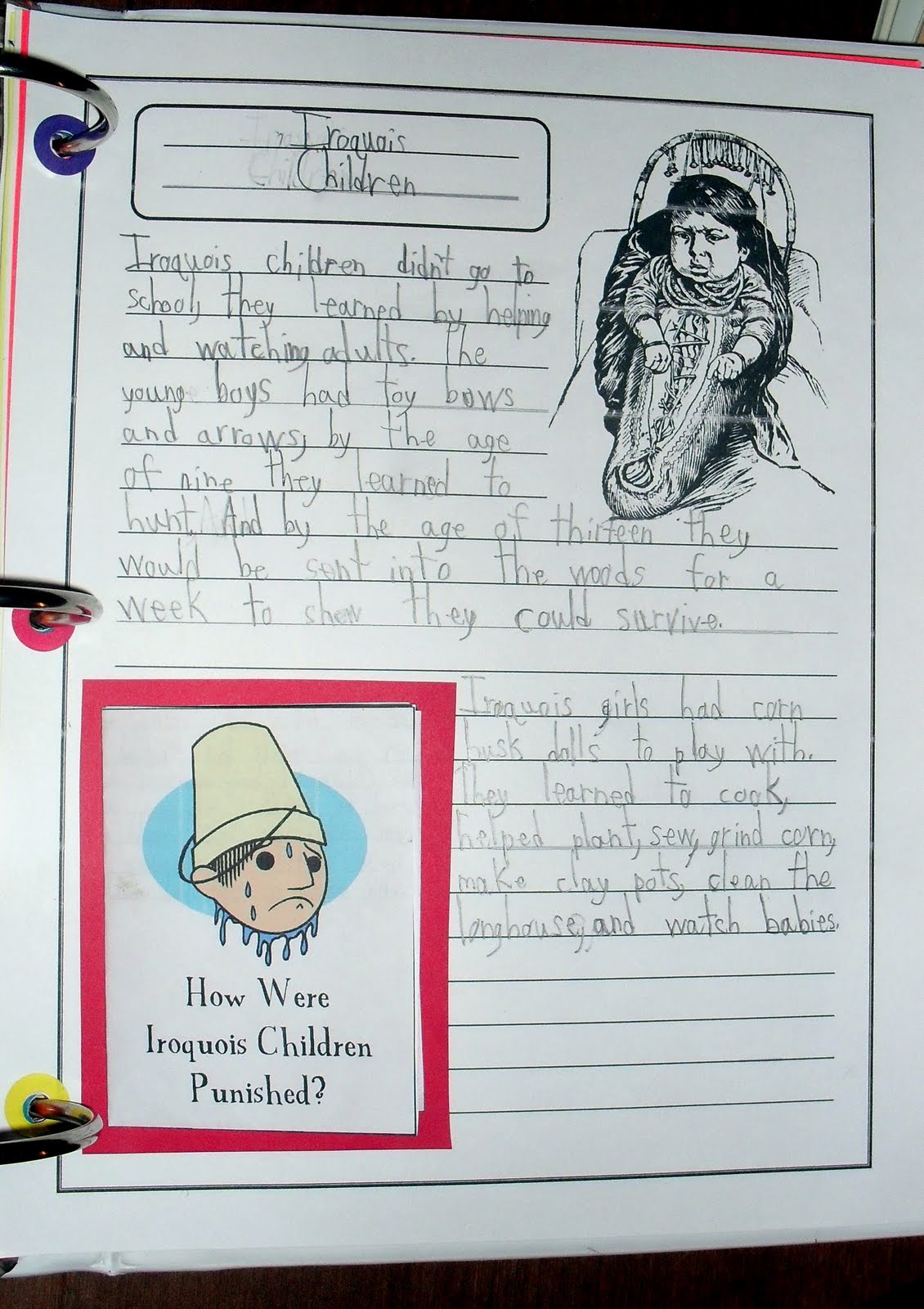 Loving Life Lapbooks: Iroquois lapbook notebook