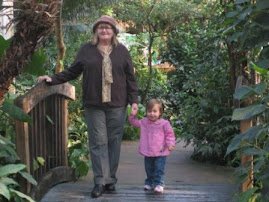 Grandma and Savannah at Butterfly Pavillion