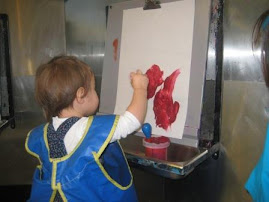 Our artist (at the Childrens Museum)