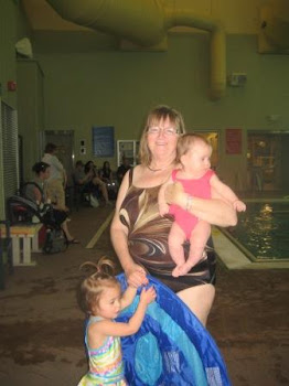 Swimming with Grandma Linda