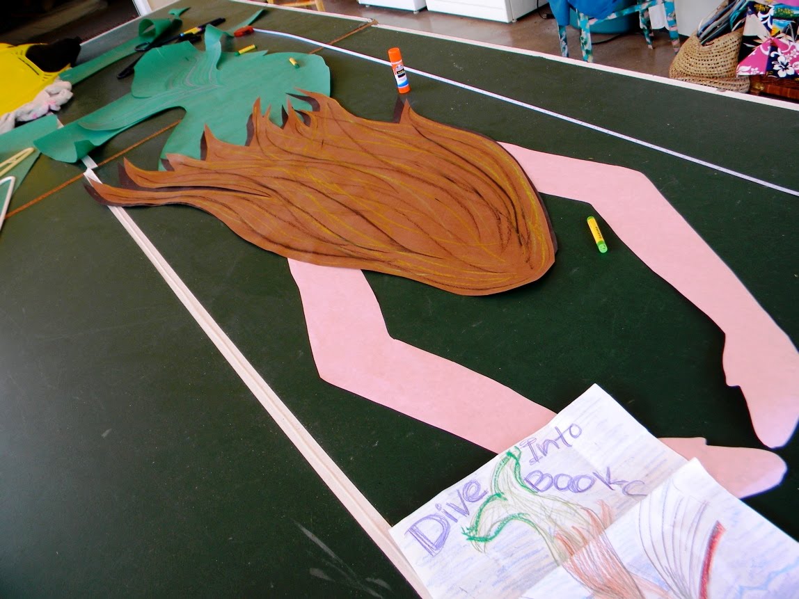 Library Displays Dive into books