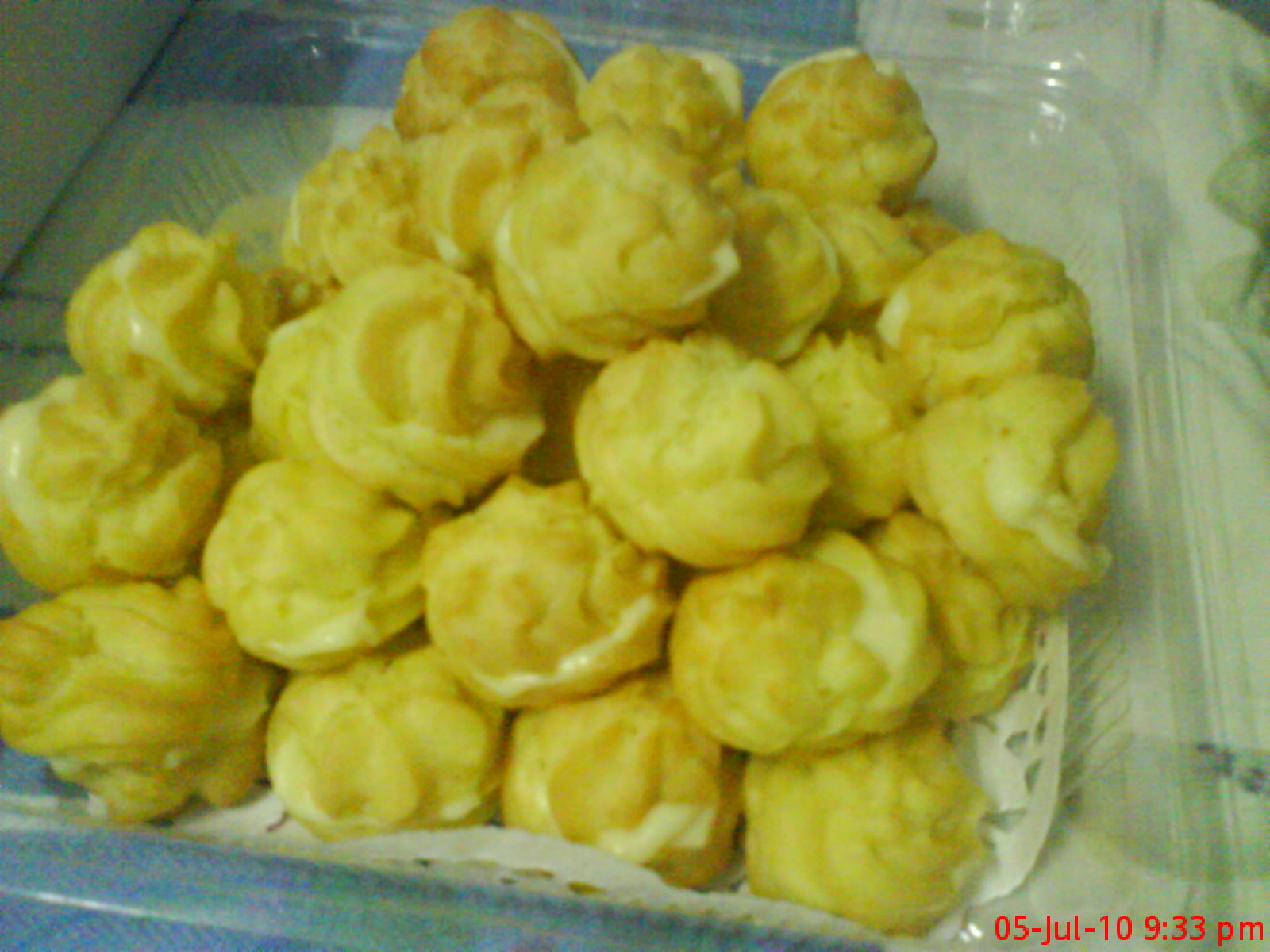 ADNAZTHIEKEK Kek butter pelangi &amp; cream puff
