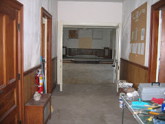 The first floor hallway