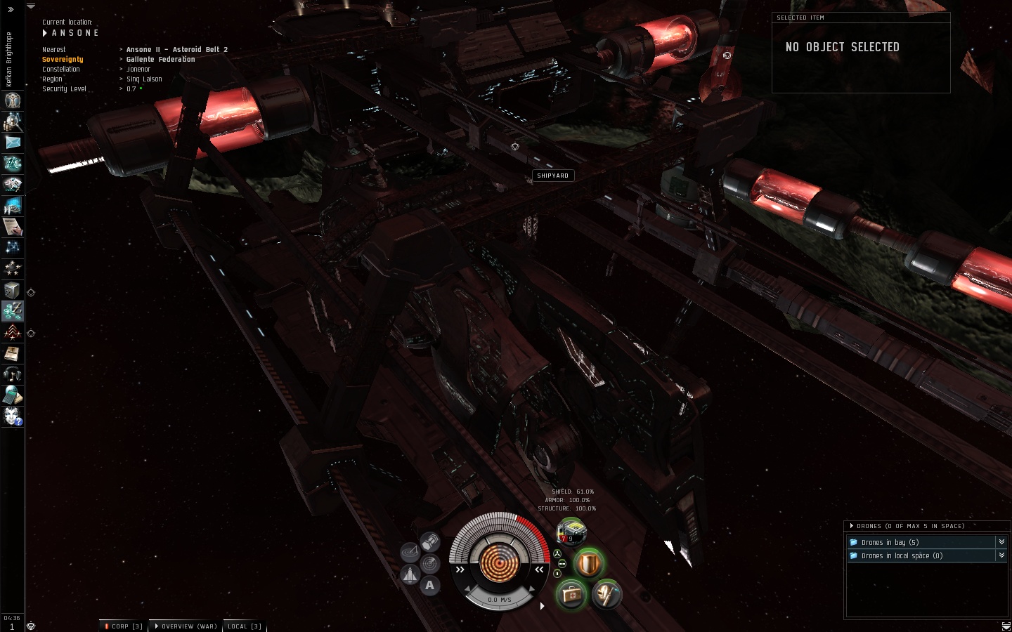 Eve Online Captain's Log: Missioning