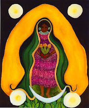 Guadelupe: the Corn Dancer--painting by Mitzi Linn