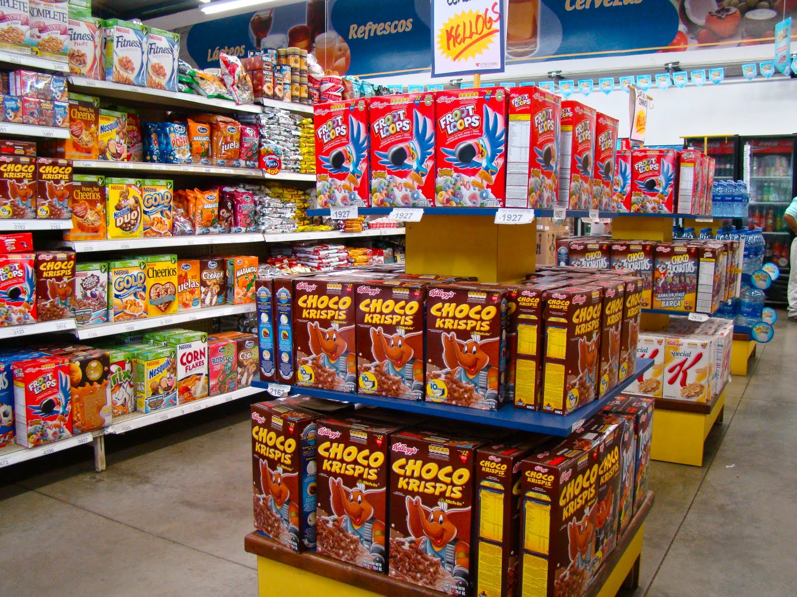 Tamarindo, Costa Rica Daily Photo Grocery store cereal aisle