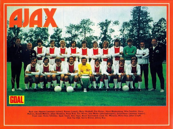 FINALE COUPE DES CLUBS CHAMPIONS 1972. AJAX vs INTER.