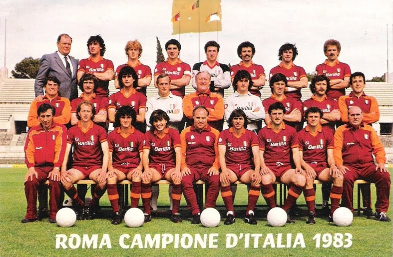 THE VINTAGE FOOTBALL CLUB AS ROMA. Campione d'Italia 1983. THE VINTAGE FOOTBALL CLUB AS ROMA. Campione d'Italia 1983.