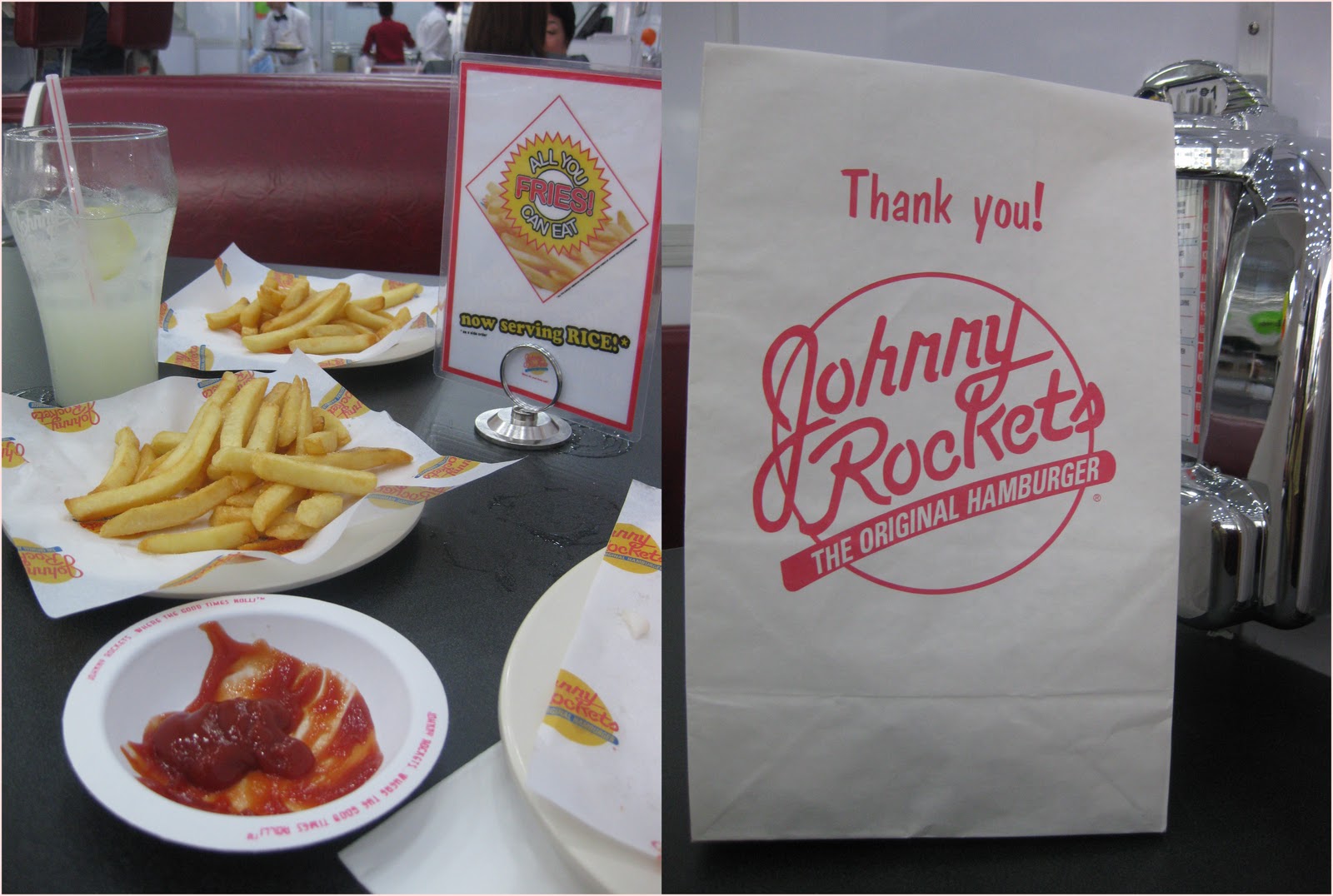 Going Through The Motions: Birthday Lunch: Johnny Rockets + California ...