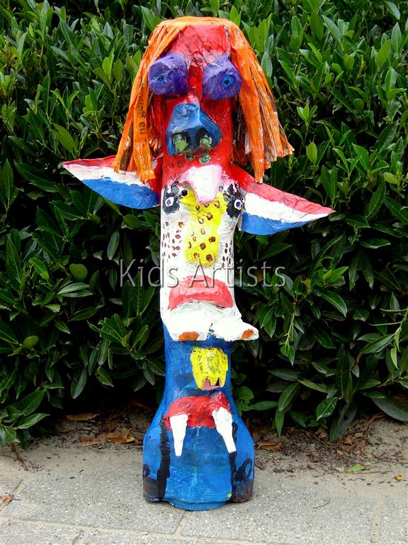 Kids Artists: Totem poles