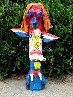 Kids Artists: Totem poles