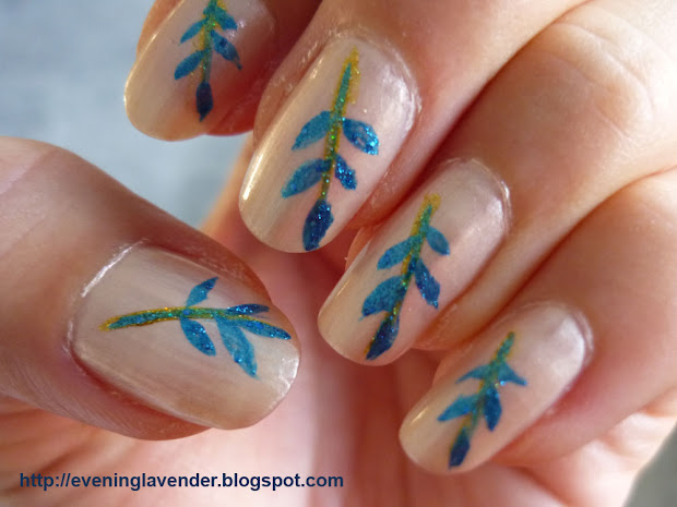 evening lavender spring 2010 nail
