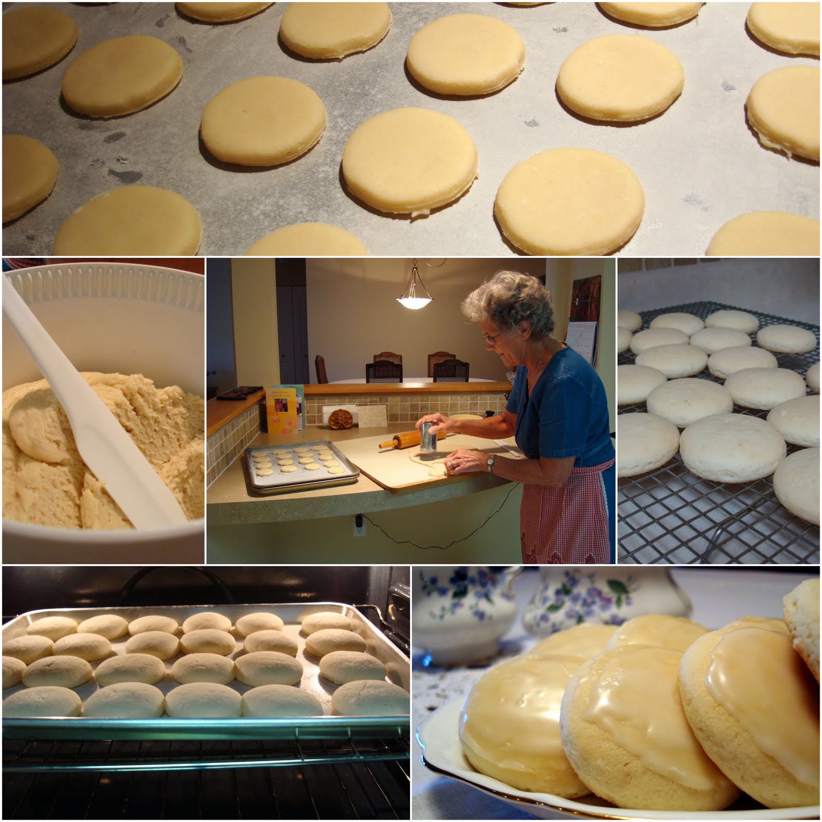 Live to learn Christmas Baking Peppermint Ammonia Cookies