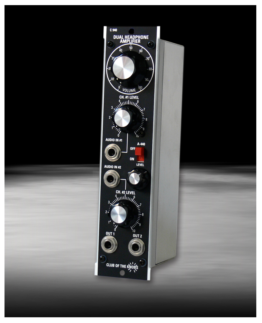 MATRIXSYNTH Club of The Knobs C 940 Dual Headphone Amplifier Now Shipping