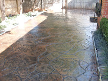Stamped flagstone