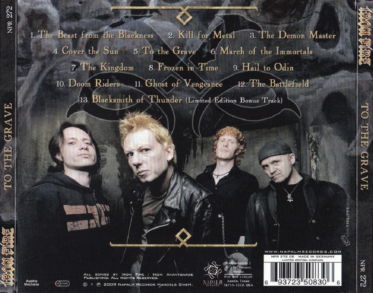 Capas de CDs e DVDs de Rock Online!!! ( Capa / Cover ) Iron Fire To