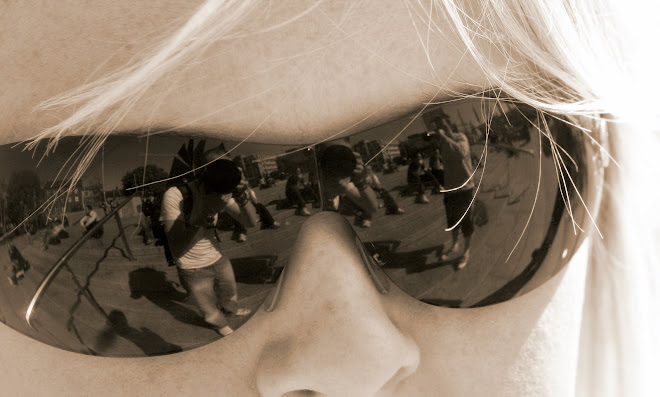 Mirror image in Sun Glasses