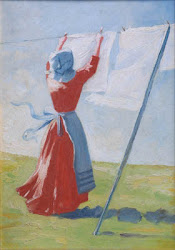 clothesline laundry clothes hanging diapers line woman country pioneer cloth lines painting paintings history washing clotheslines cabin grandma artist homemade