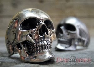 BIKER JEWELRY AND LEATHER EZINE: Custom Skull Rings